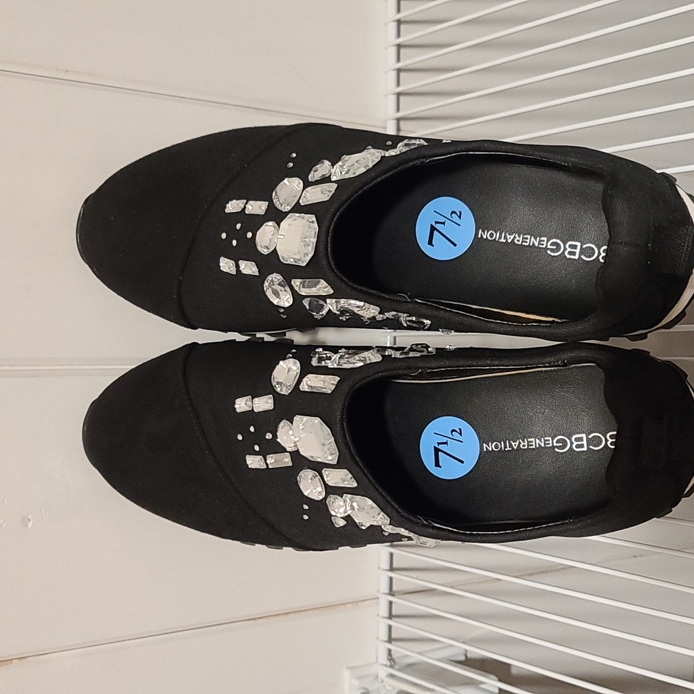 BCBGENERATION Rhinestone Athletic Running Shoes - Picture 7 of 8